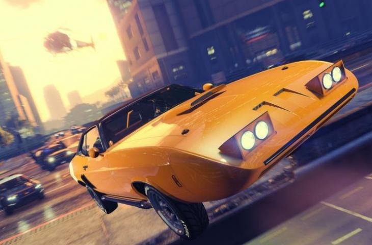 Mobil pada GTA Online. (Rockstar Games)