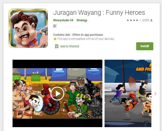 Juragan Wayang. (Play Store)