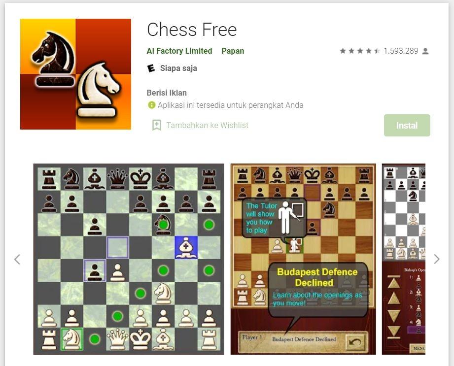 Chess Free. (Google Play Store)