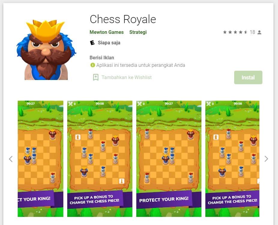 Chess Royale. (Google Play Store)