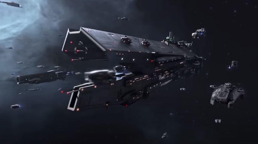 Kapal perang luar angkasa dari Infinite Lagrange. (YouTube/ Infinite Lagrange)