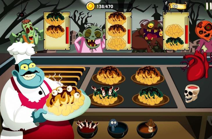 Game memasak - Zombie Cookin