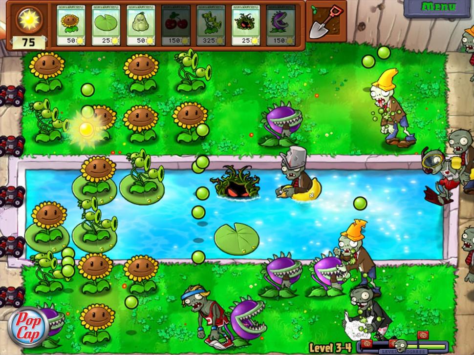 Plants vs. Zombies. (Pop Cap)