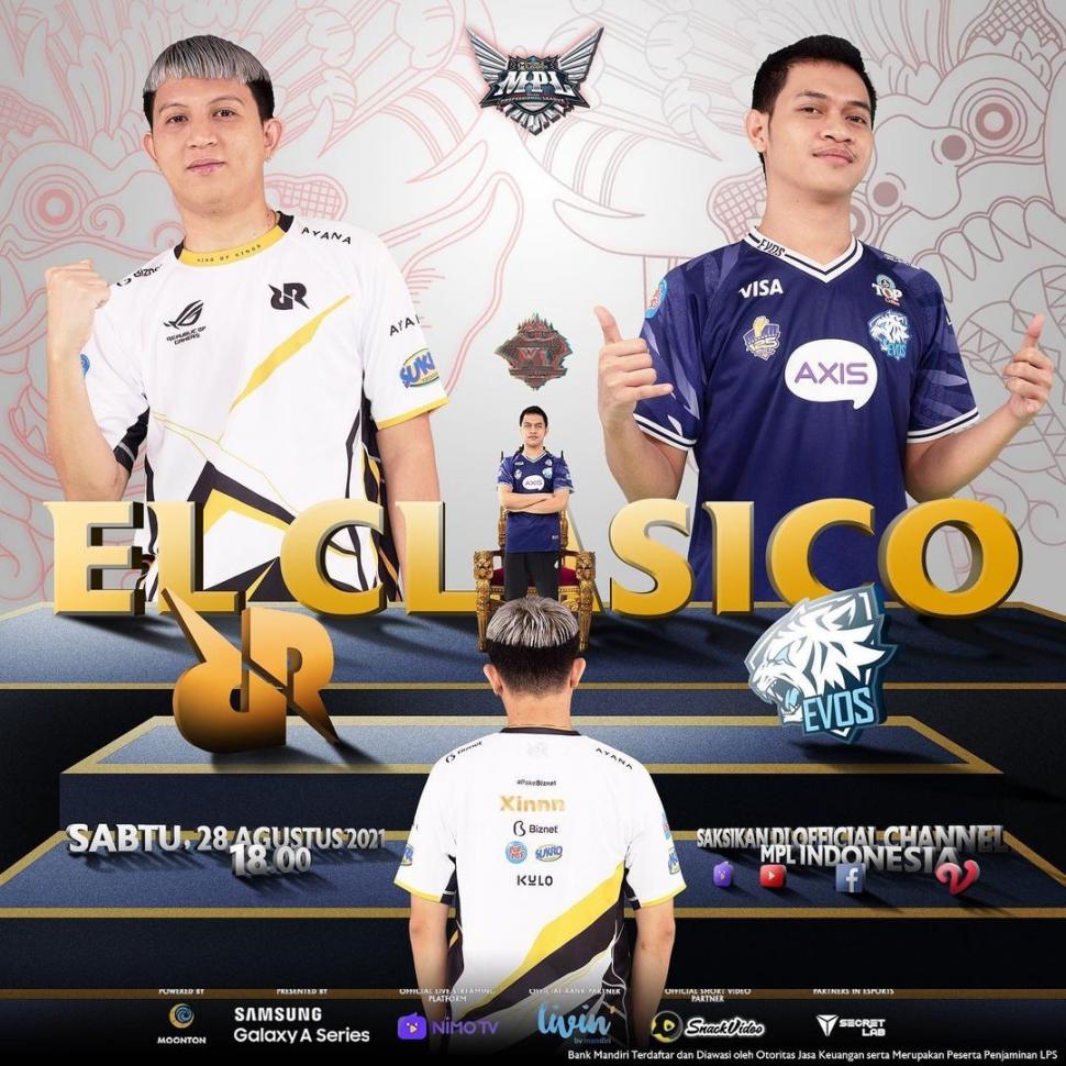 RRQ Hoshi vs EVOS Legends - MPL Season 8. (MPL Indonesia)