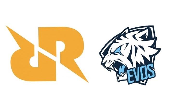 Ilustrasi logo RRQ dan EVOS. (HiTekno)