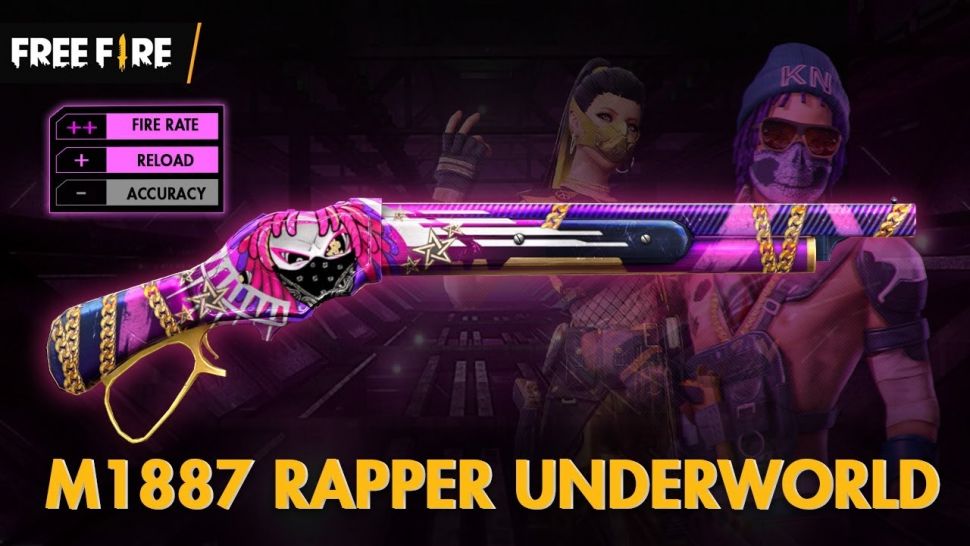 M1887 Rapper Underworld, hadiah kode redeem FF Free Fire (YouTube/ Free Fire Europe Official)