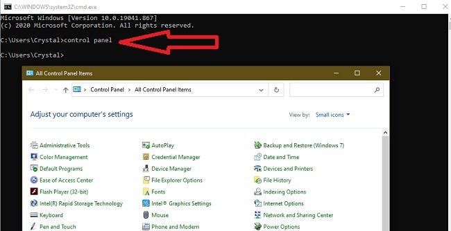 Cara Membuka Panel Kontrol Di Windows 10 Cmd