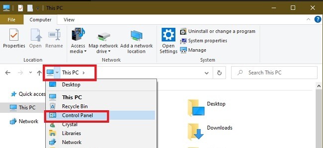 Cara Membuka Control Panel Di Windows 10 Pc Ini