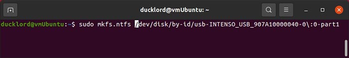 Perbaiki Usb Di Linux Mkfs Ntfs