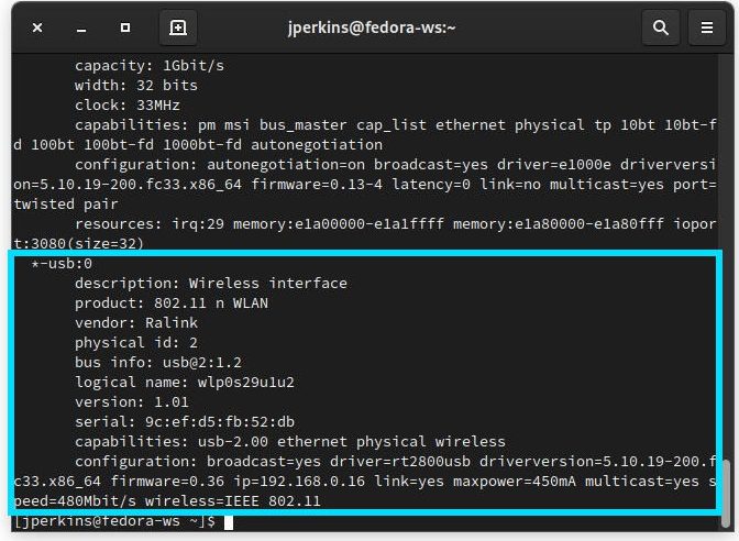 Wifi Linux Tidak Berfungsi Lshw