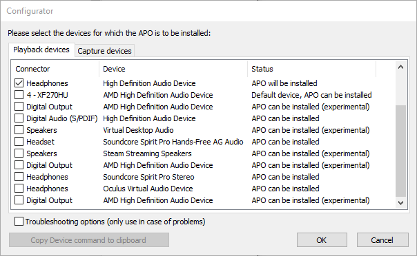 Meningkatkan Volume Maksimum Windows Equalizer Apo