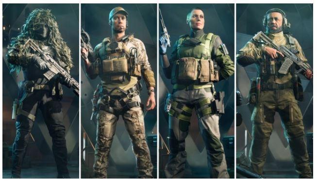 Empat Specialist dari kiri Wikus “Casper” Van Daele, Webster Mackay, Maria Flack, Pyotr “Boris” Guskovsky. (Electronic Arts)