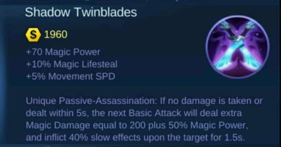 Shadow Twinblades. (Mobile Legends)