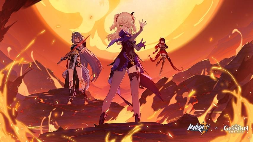 Honkai Impact 3 X Genshin Impact. (miHoYo)