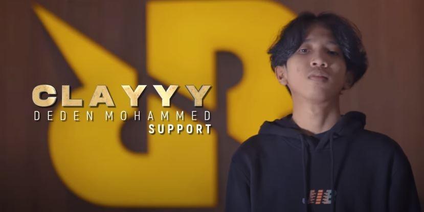 RRQ Clay siap menjadi roster di MPL Indonesia Season 8. (YouTube/ Team RRQ)