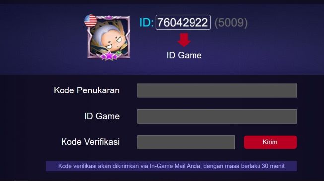 Kode redeem ML 12 Juli 2021 - Situs klaim kode redeem ML Mobile Legends (m.mobilelegends.com/id/codexchange)