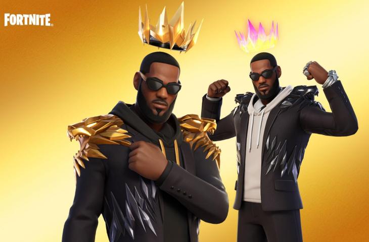 LeBron James hadir ke Fortnite. (Epic Games)