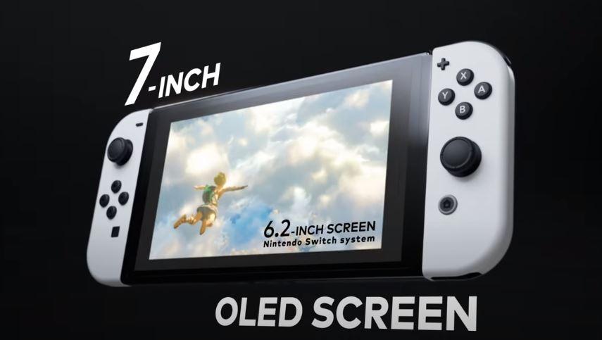 Nintendo Switch anyar dengan layar OLED. (YouTube/ Nintendo)