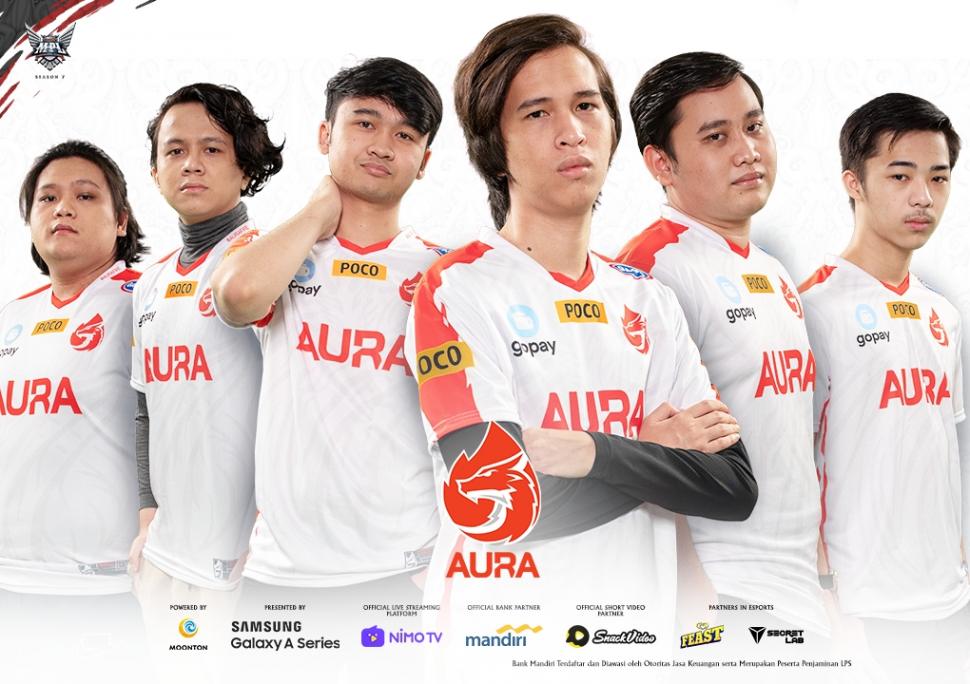 Roster Aura Fire MPL Season 7. (Dok MPL Indonesia)