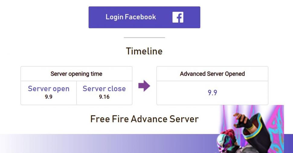 Advance Server FF. (Garena)