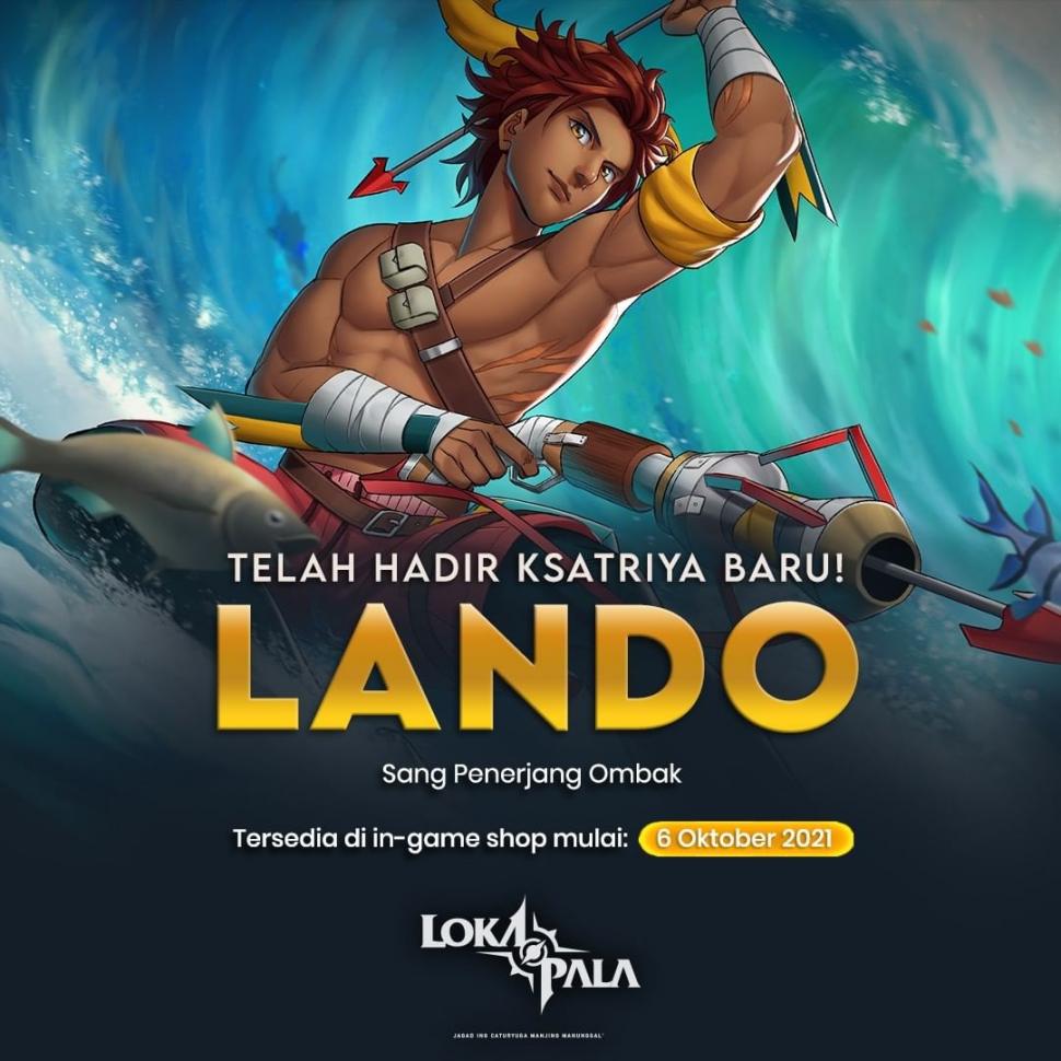 Lando, Ksatriya Marksman Terbaru Lokapala. (Anantarupa Studios)