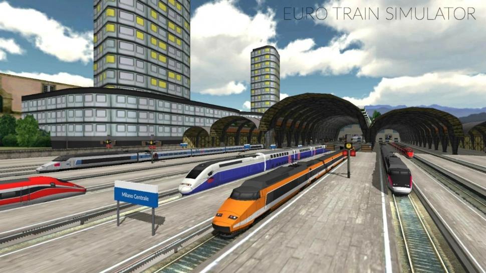 Game Simulator Kereta Api - Euro Train Simulator. (Google Play Store)