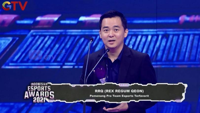 RRQ jadi pemenang Pro Team Esports Terfavorit. (YouTube/ officialgtvid)